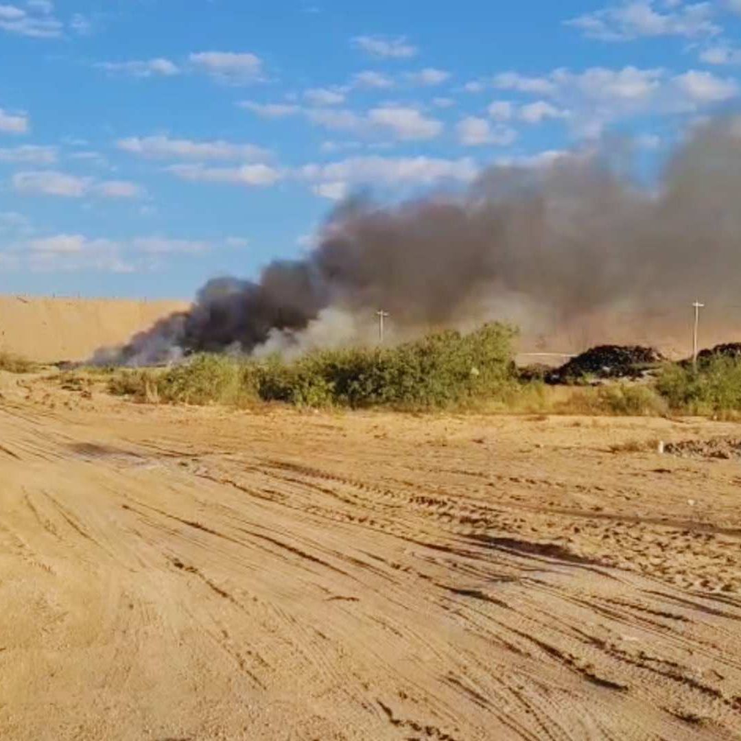 Autoridades mantienen labores para sofocar el fuego